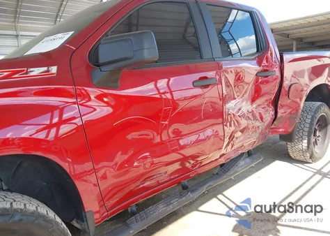 2021 Chevrolet Silverado 4Wd Short Bed Custom Trail Boss from USA, damaged, VIN 3GCPYCEFXMG383713